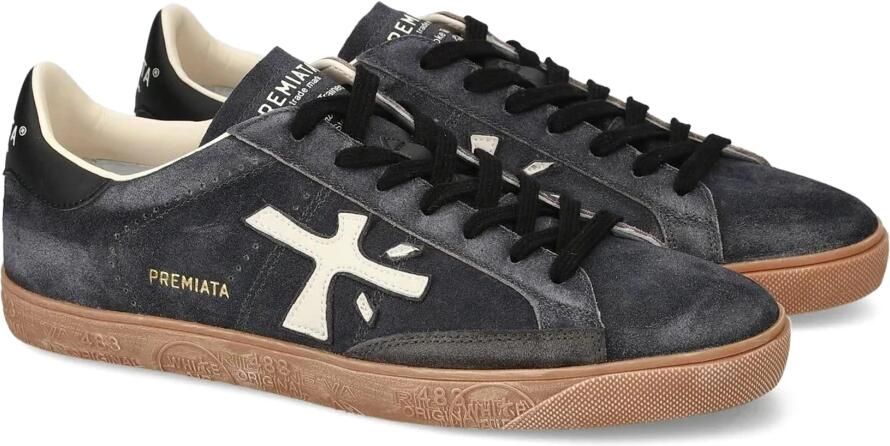 Premiata Zwarte Sneakers met Ergonomische Zool Black Heren - Foto 3