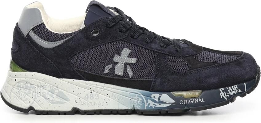 Premiata Blauwe Sneakers met Ergonomische Zool Blue Heren - Foto 3