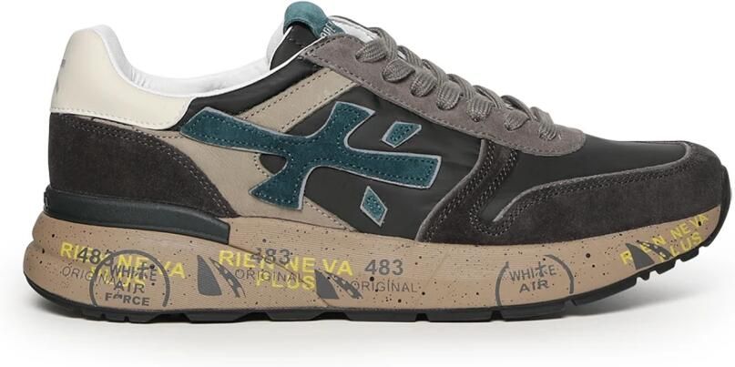 Premiata Heren Mick Sneaker Grijs Blauw - Foto 2