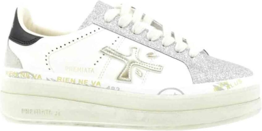 Premiata Beige Sneakers Claudia - Foto 2