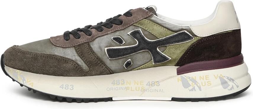 PREMIATA Lage Sneakers Heren Mick Maat: 47 Materiaal: Suède Kleur: Groen - Foto 5