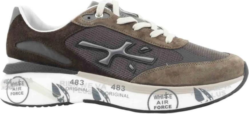 PREMIATA Lage Sneakers Heren Moerun Suède Bruin - Foto 6