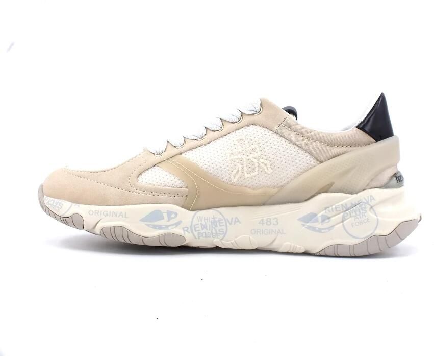 Premiata Beige Sneakers Stijlvol en Trendy Beige Dames