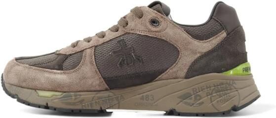 Premiata Vintage Stijl Sneakers met Vet Mase Schrift Brown Heren - Foto 7