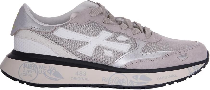 PREMIATA Lage Sneakers Dames Lauryn Maat: 39 Materiaal: Suède Kleur: Grijs - Foto 2