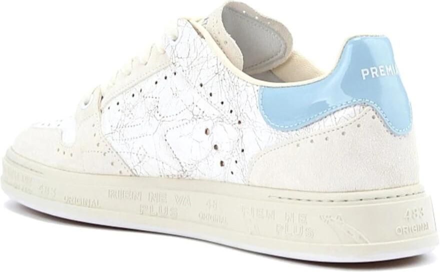Premiata Sportieve Couture Platte Schoenen White Dames