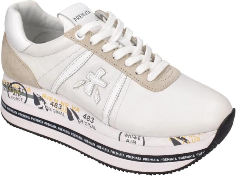 Premiata Beth Sneakers van Suède en Stof Multicolor Dames - Foto 4