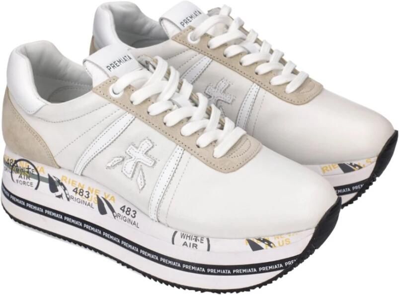 Premiata Beth Sneakers van Suède en Stof Multicolor Dames - Foto 5