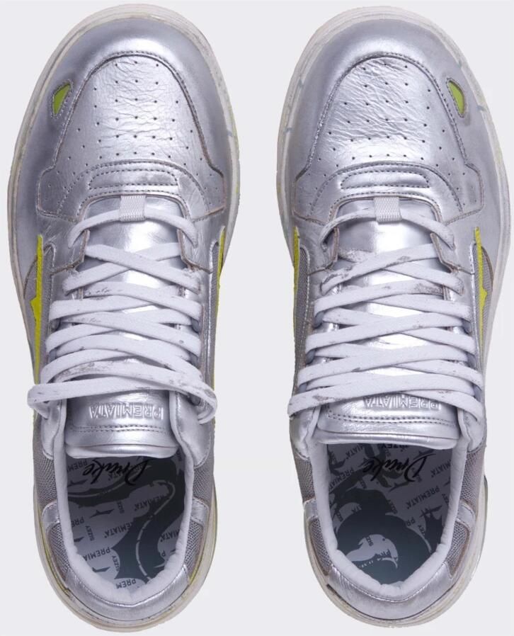Premiata Mased Sneakers Grijze Leren Damesschoenen Gray Dames - Foto 2