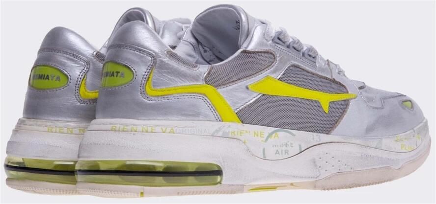 Premiata Mased Sneakers Grijze Leren Damesschoenen Gray Dames - Foto 3