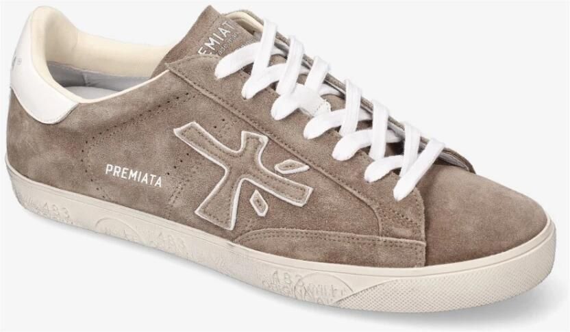 Premiata Iconische en avant-gardistische grijze suède sneakers Brown Heren - Foto 9