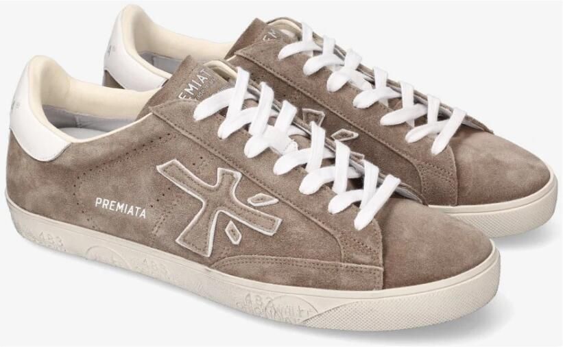 Premiata Iconische en avant-gardistische grijze suède sneakers Brown Heren - Foto 8