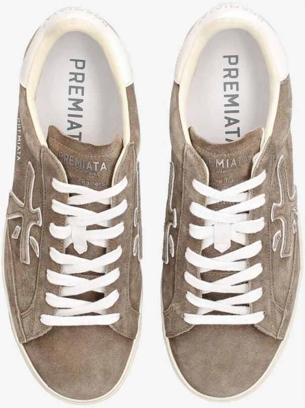 Premiata Iconische en avant-gardistische grijze suède sneakers Brown Heren - Foto 7