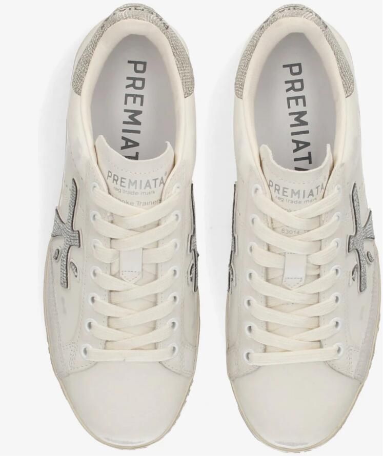 Premiata Stevend Sneakers Leer Dames Wit - Foto 3