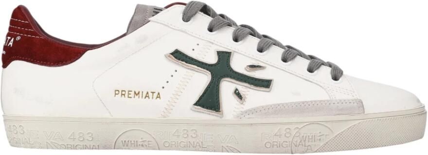 Premiata Witte Sneakers Aw25 Stijl Steven