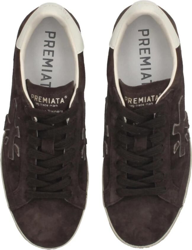 PREMIATA Lage Sneakers Stevend Suède Bruin - Foto 7