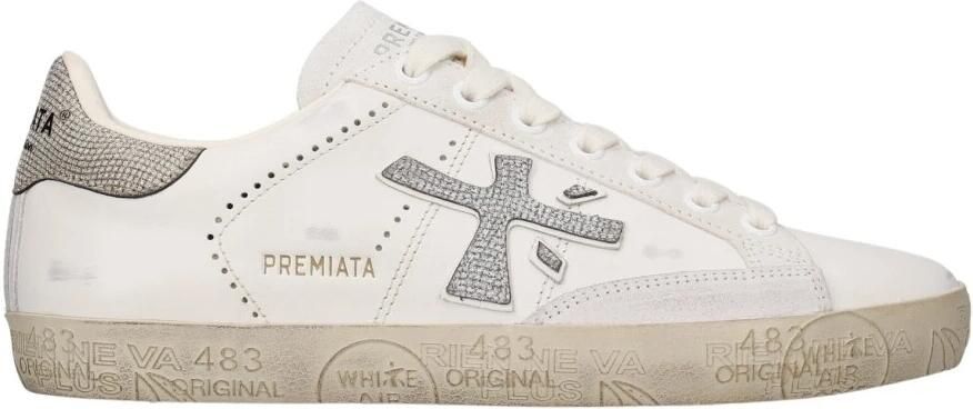 Premiata Stevend Sneakers Leer Dames Wit - Foto 7