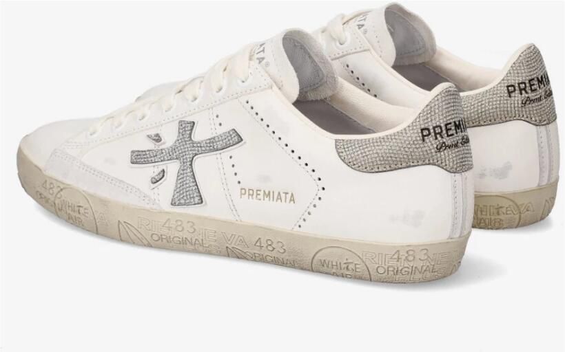Premiata Stevend Sneakers Leer Dames Wit - Foto 4