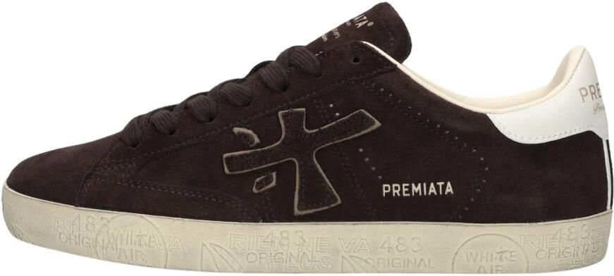 PREMIATA Lage Sneakers Stevend Suède Bruin - Foto 9