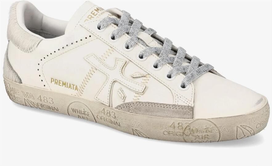 Premiata Leren Sneakers met Logo Inzetstukken - Foto 3