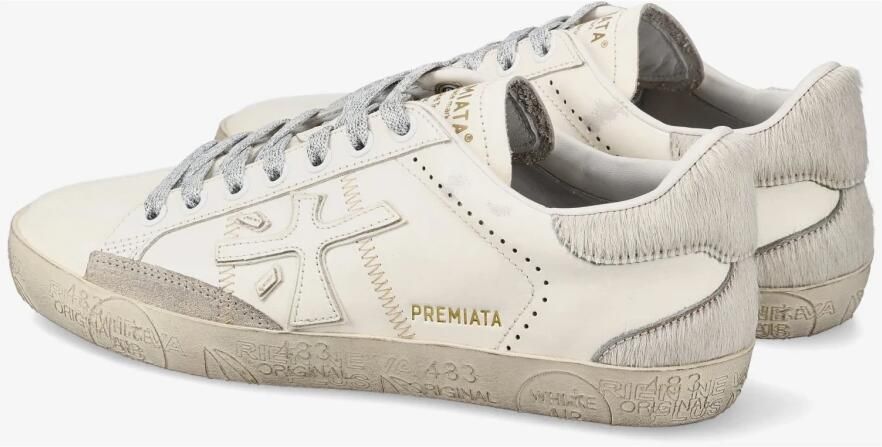 Premiata Leren Sneakers met Logo Inzetstukken - Foto 5