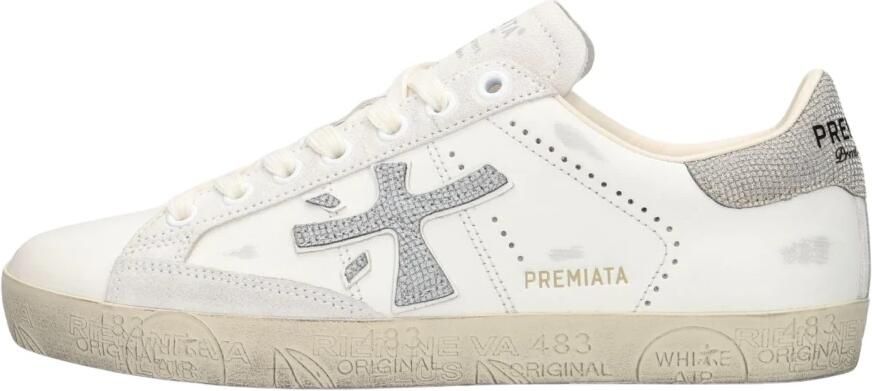 Premiata Stevend Sneakers Leer Dames Wit - Foto 6