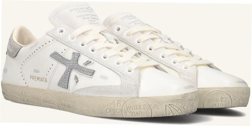 Premiata Stevend Sneakers Leer Dames Wit - Foto 5