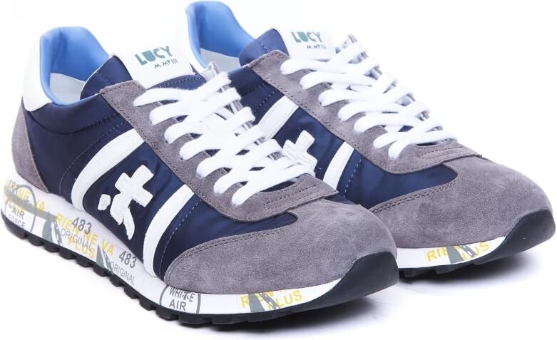 Premiata Lucy Schoenen Blauw Man - Foto 3