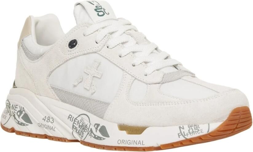 PREMIATA Lage Sneakers Dames Mase-d Maat: 40 Materiaal: Suède Kleur: Wit - Foto 2