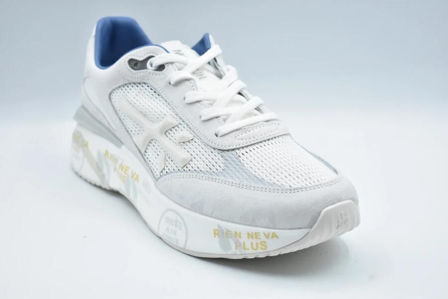 Premiata Witte Veterschoenen met Lage Top - Foto 2