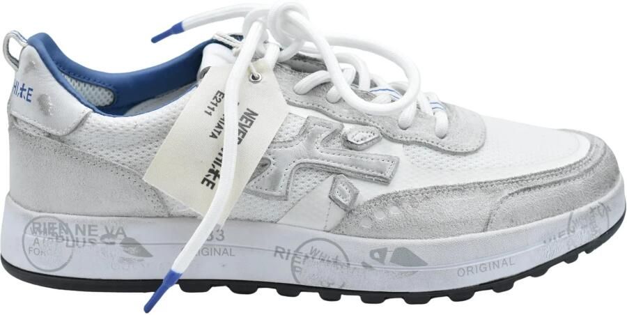 Premiata Witte Veterschoenen voor Mannen - Foto 2