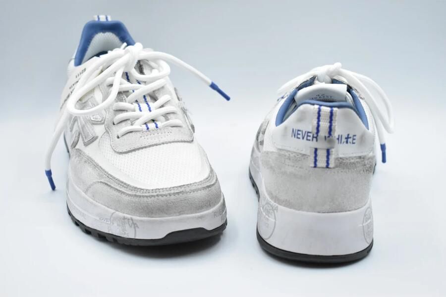 Premiata Witte Veterschoenen voor Mannen
