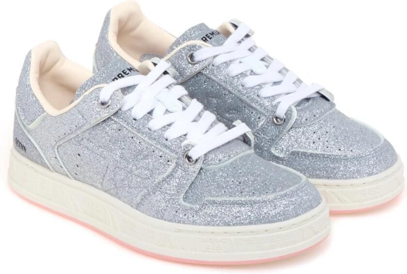 Premiata Zilveren Glitter Sneakers voor Vrouwen Gray Dames - Foto 2