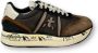 Premiata Bruine Sneakers met Leren Voering en Rubberen Zool Bruin Dames - Thumbnail 9