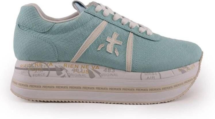 Premiata Python Print Hoge Platform Sneakers