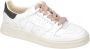 Premiata Logo Sneakers met Suède Bovenwerk en Rubberen Zool White Dames - Thumbnail 6