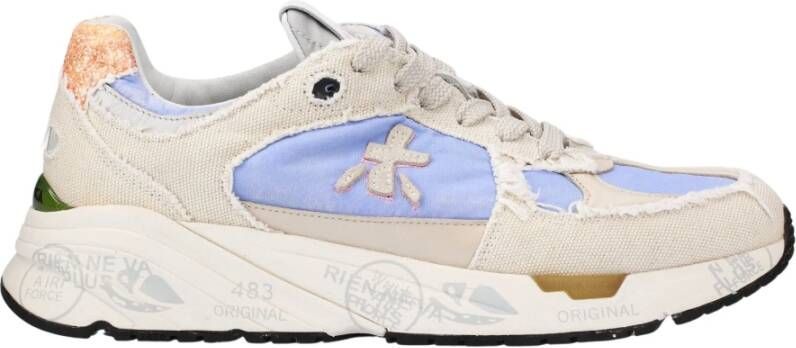 Premiata Retro Style Sneakers Beige Dames