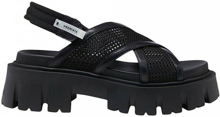 Premiata Sandalen met mesh bandje Zwart - Foto 1