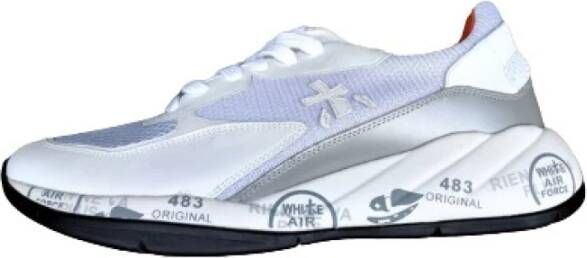Premiata Scarlett Mixed Leather Lace-up Sneakers - Foto 5