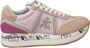 Premiata Geveterde sneakers voor casual glam look Pink Dames - Thumbnail 3