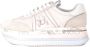 Premiata Suede Logo Sneakers Reguliere Pasvorm Rubberen Zool Beige Dames - Thumbnail 1