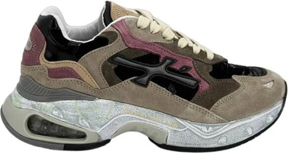 Premiata Sharkyd 315 Stijlvolle Dames Sneakers Beige Dames