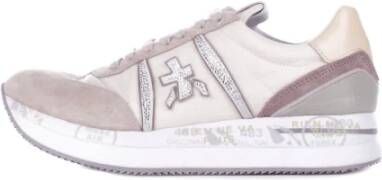 PREMIATA Lage Sneakers Dames Conny Maat: 40 Materiaal: Textiel Kleur: Creme - Foto 7