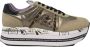 Premiata Gouden sneakers toegekend Beige Dames - Thumbnail 2