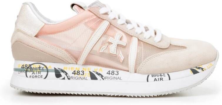 Premiata Stijlvolle Sneakers voor Dagelijks Gebruik Pink Dames