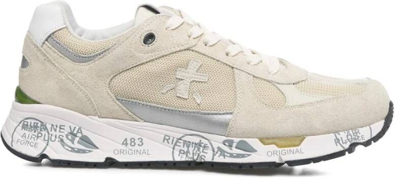 Premiata Verhoog je sneaker game met Mase6156 Beige Heren