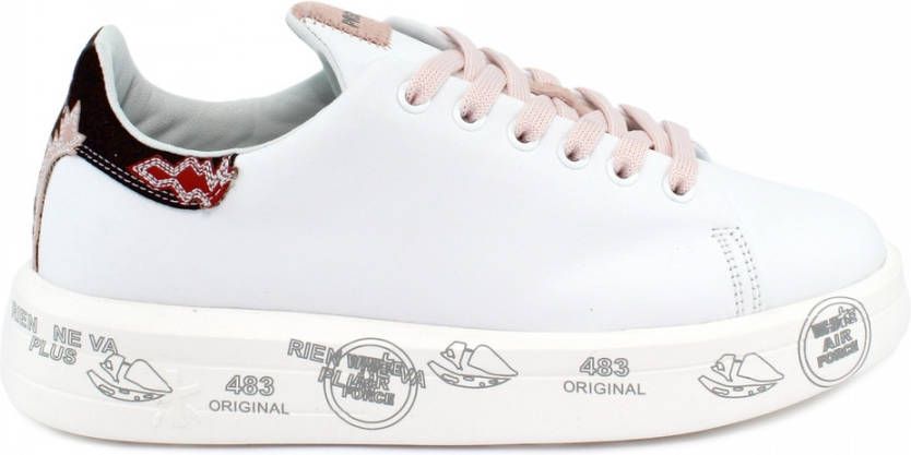 Premiata Hoge kwaliteit platte sneakers voor vrouwen White Dames