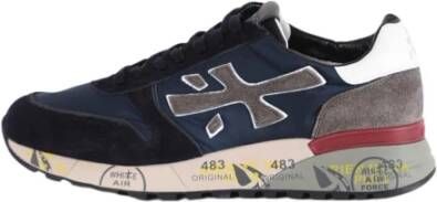 PREMIATA Lage Sneakers Heren Mick Maat: 45 Materiaal: Suède Kleur: Blauw - Foto 3