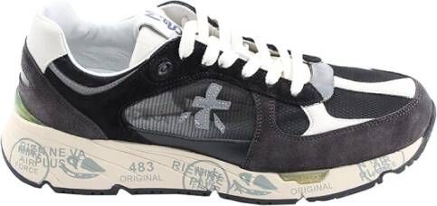 Premiata Stijlvolle zwarte platte schoenen voor heren Black Heren - Foto 3