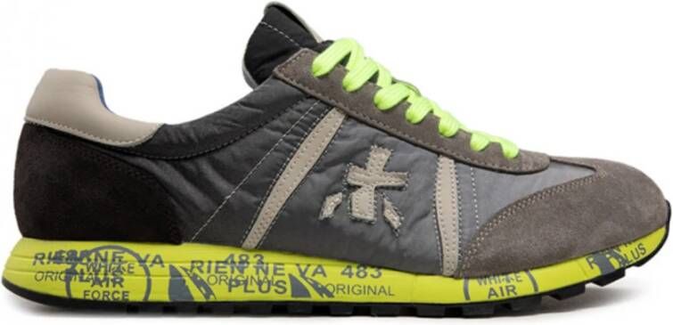 Premiata Grijze Nylon Sneakers Lucy Model Multicolor Heren - Foto 4